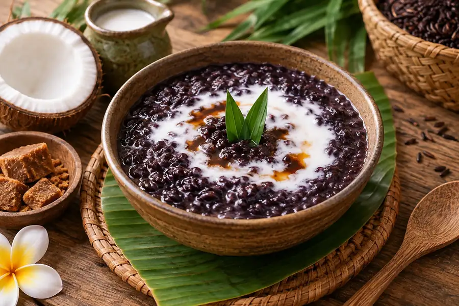 Bubur Injin — Balinese Black Rice Pudding