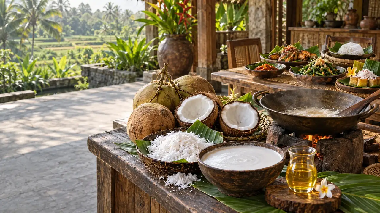 Coconut Oil Making & Private Cooking Class in Ubud
