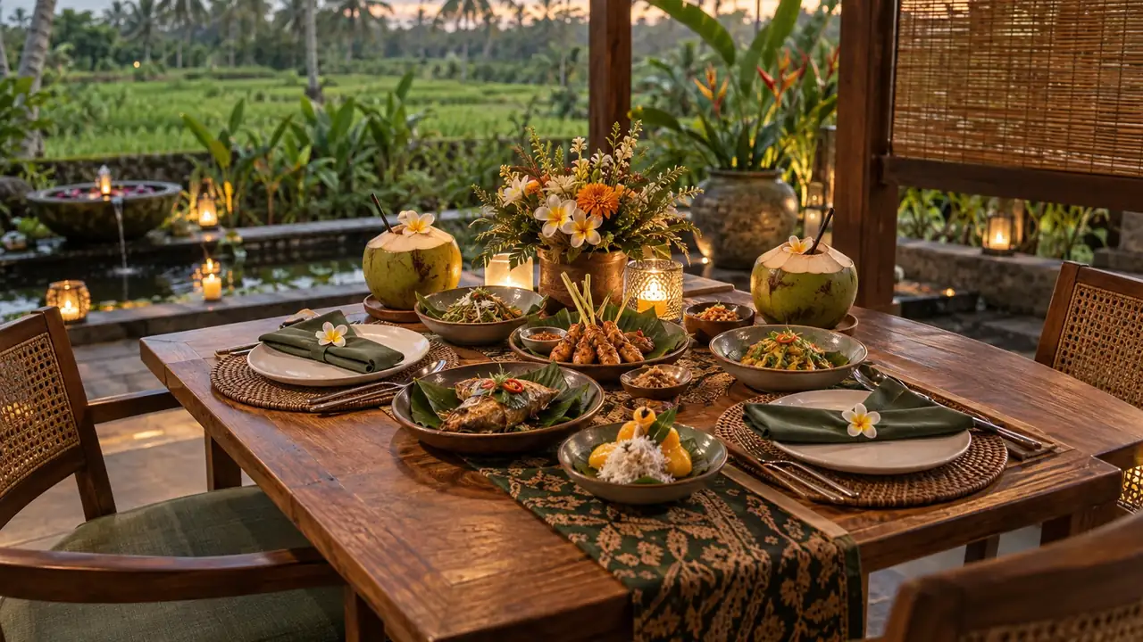 Couples Cooking Class & Private Dinner in Ubud