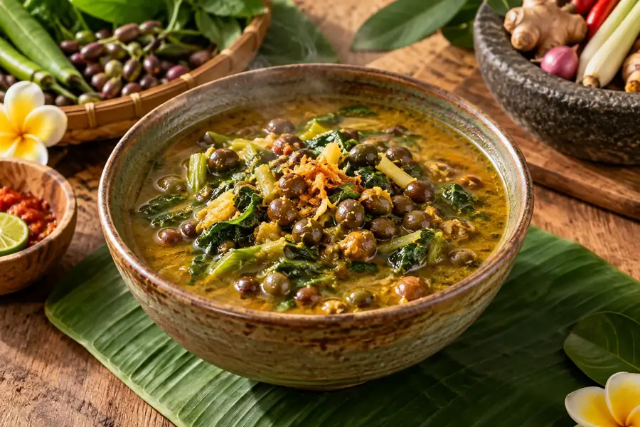 Jukut Undis — Balinese Pigeon-Pea Soup