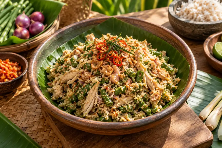 Lawar Ayam — Balinese Chicken Lawar
