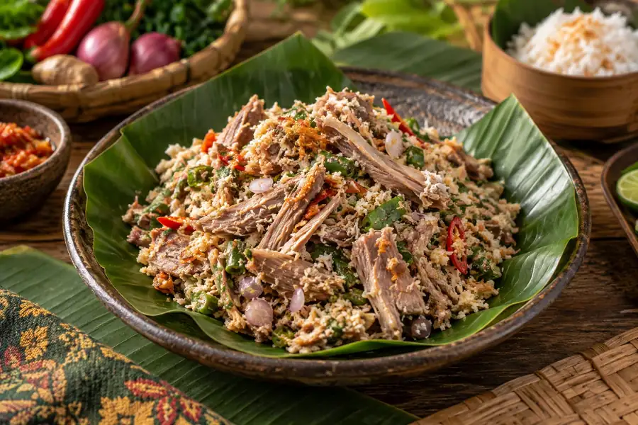 Lawar Kuwir — meat-lovers-menu