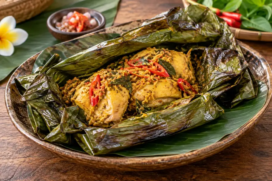 Pepes Ayam — Banana-Leaf Chicken Pepes