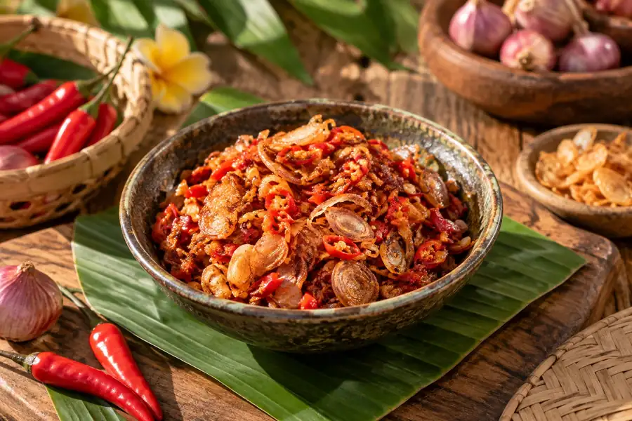 Sambal Embe / Mbe — Crispy Shallot Balinese Sambal