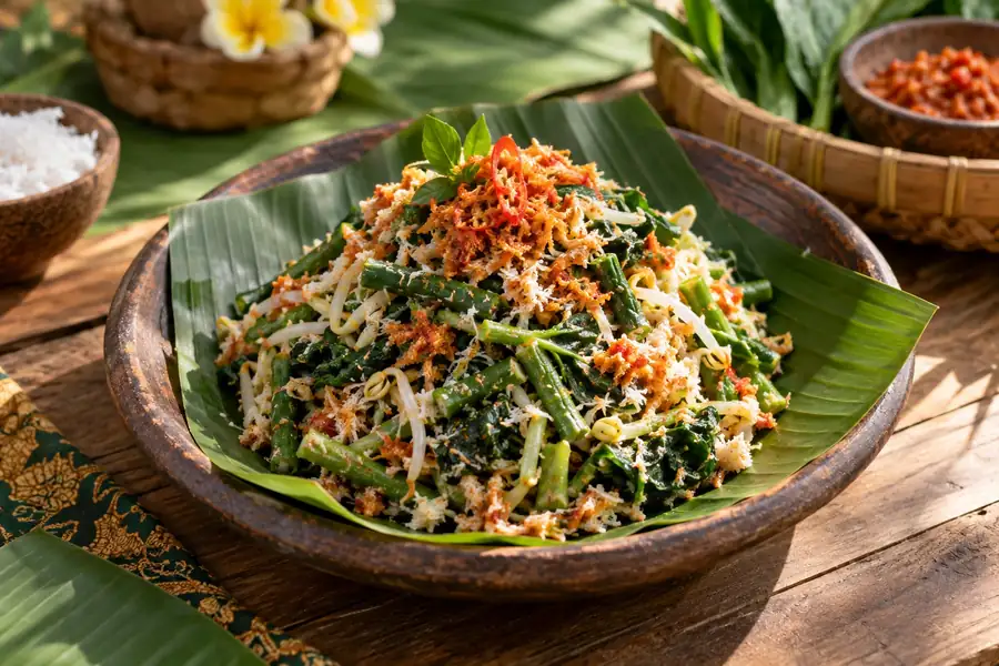 Serombotan — Klungkung Mixed Vegetables with Coconut & Sambal